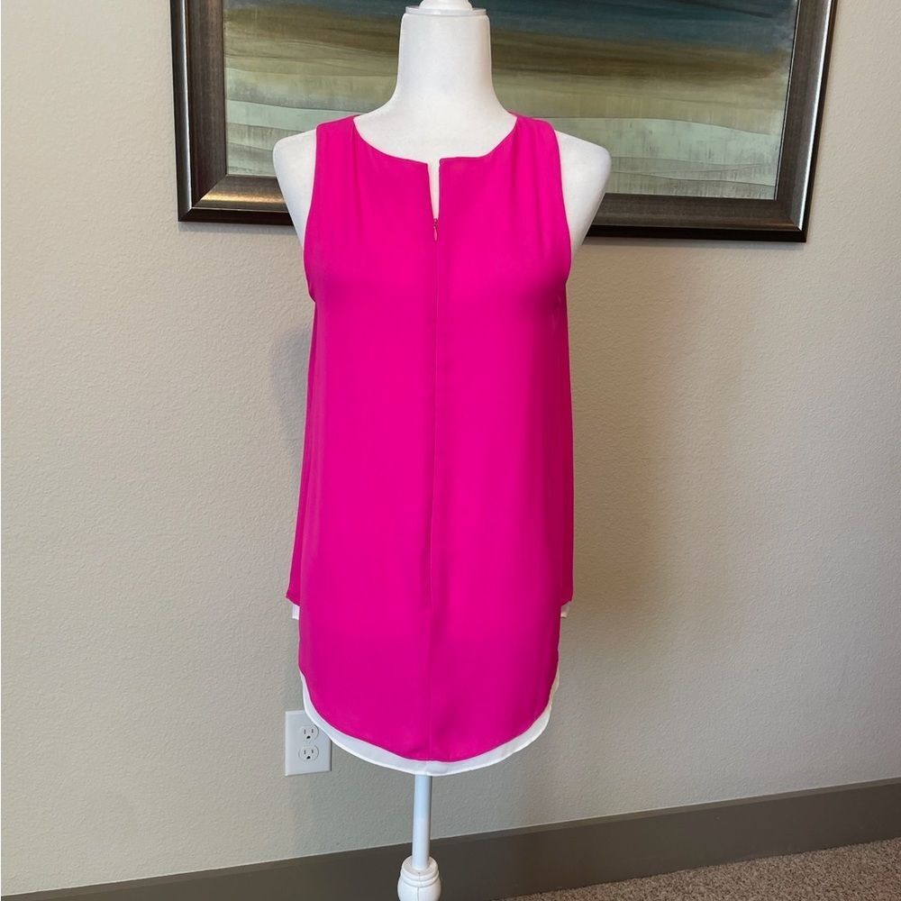 Bright Pink Long Tank Top